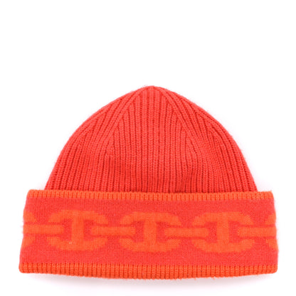Hermes Cashmere Knit Heaven Beanie M Orange 1 of 5