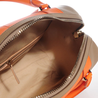 Givenchy Matte Calfskin Medium Bi-Color Lucrezia Beige Orange 6 of 10