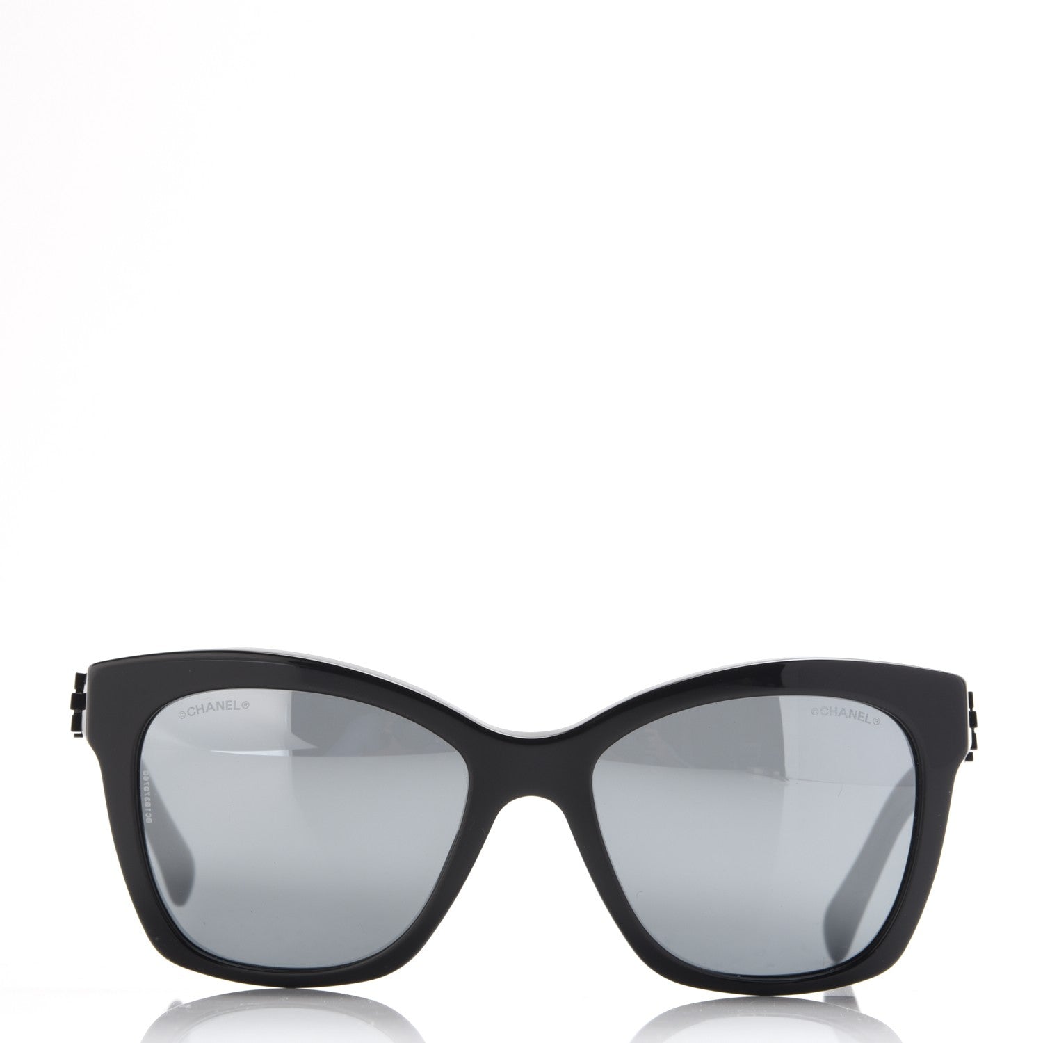 Chanel CC Butterfly Signature Sunglasses 5313 Black 2 of 9
