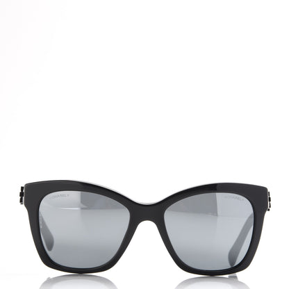 Chanel CC Butterfly Signature Sunglasses 5313 Black 2 of 9