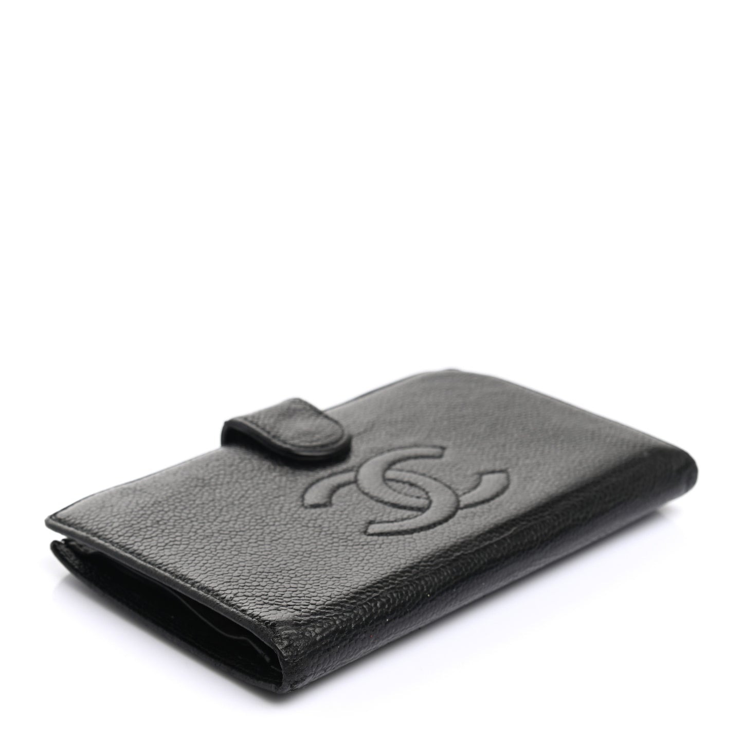 Caviar Timeless CC French Wallet Black
