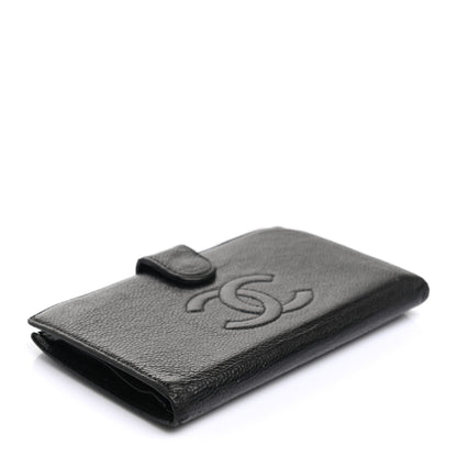 Chanel Caviar Timeless CC French Wallet Black 4 of 9