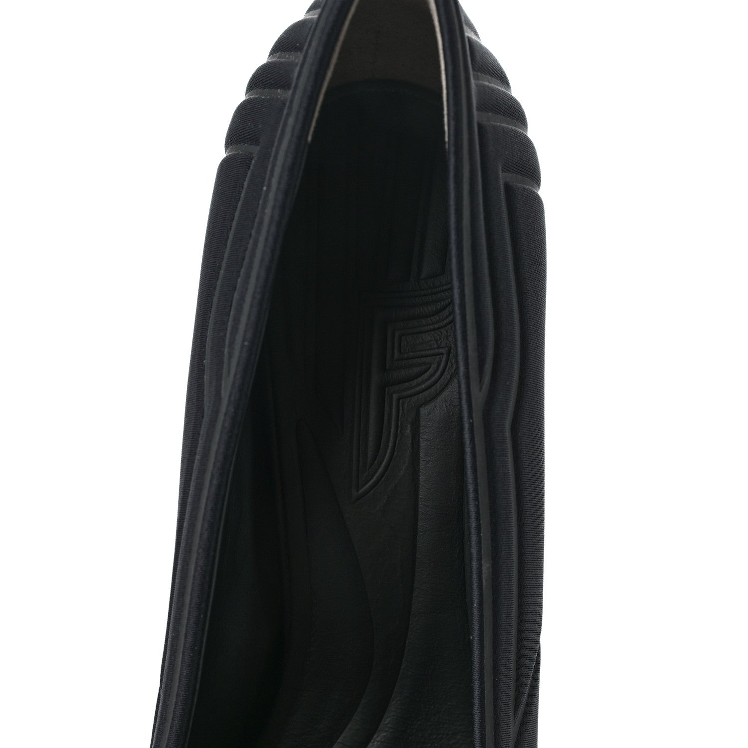 Fendi Lycra Film FF FFreedom Decollete Pumps 38.5 Black White 6 of 8