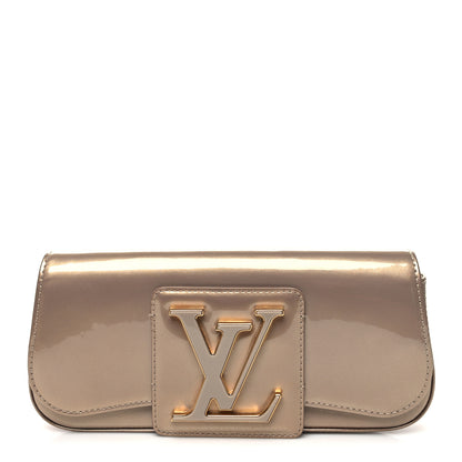 Louis Vuitton Patent Sobe Clutch Beige Poudre 1 of 10