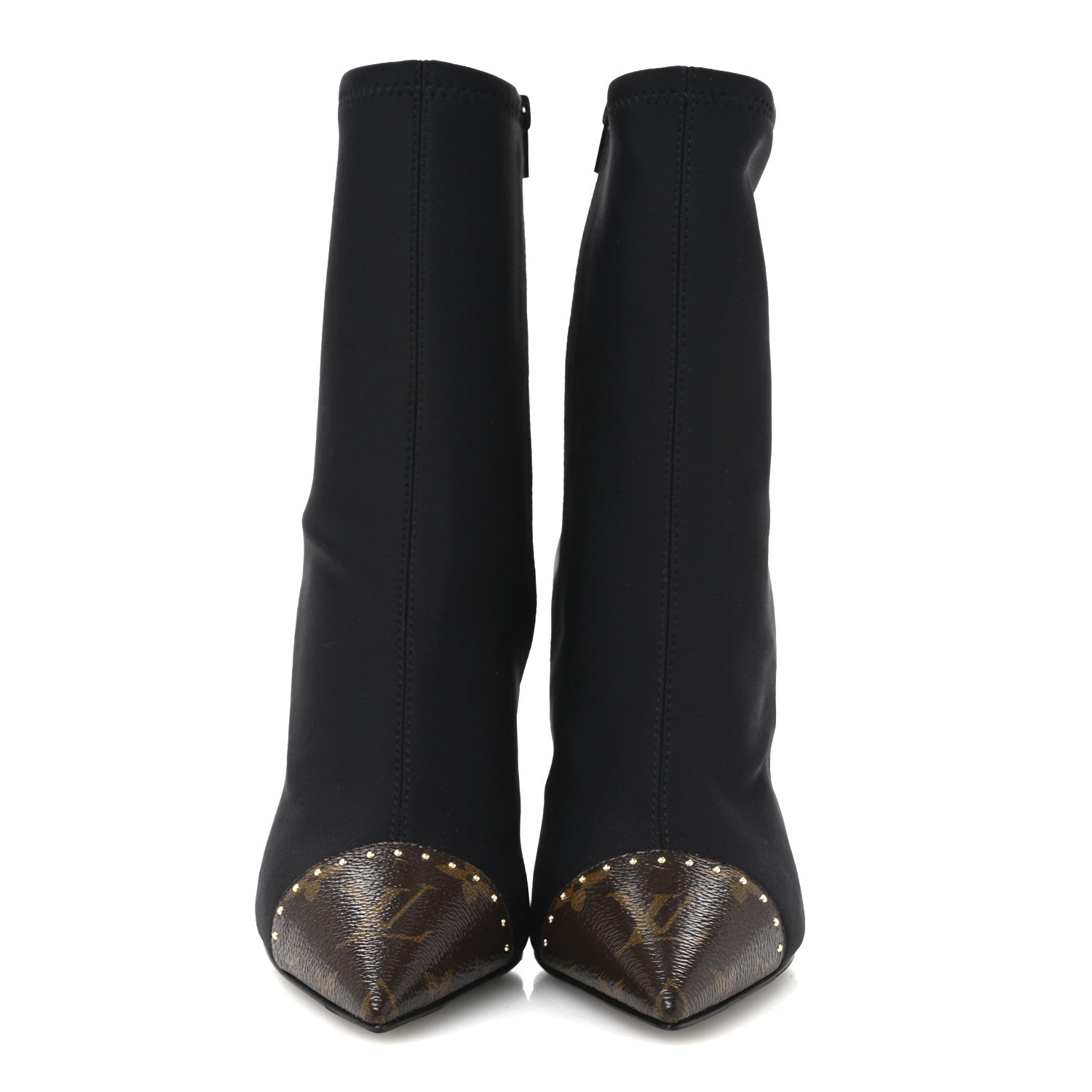 Louis Vuitton Monogram Cherie Ankle Boots 36.5 Black 3 of 9