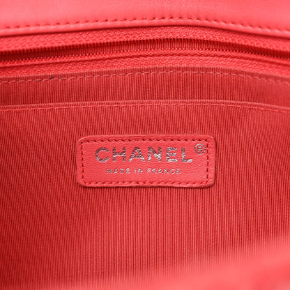 Chanel Tweed Patchwork Jumbo Single Flap Pink 6 of 13