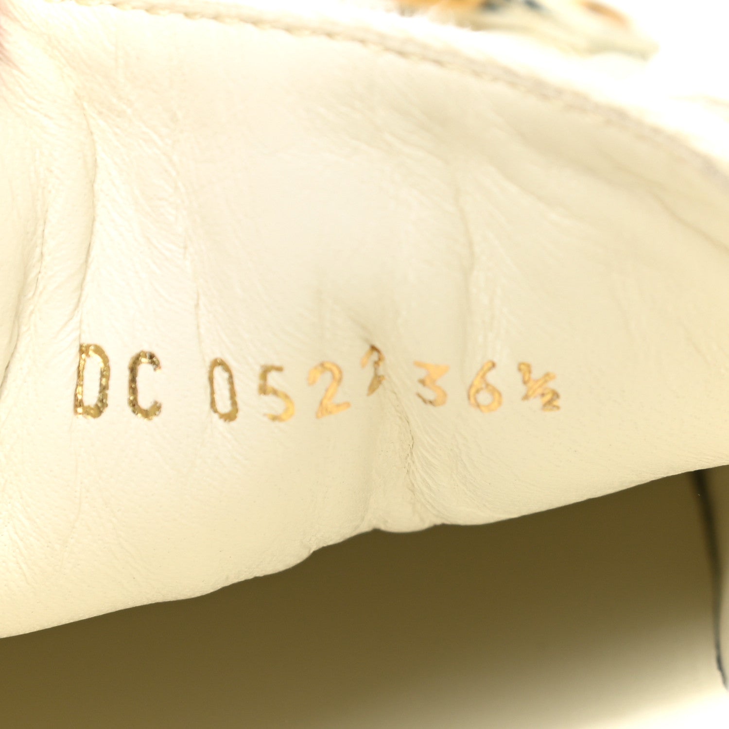 Christian Dior Canvas Dot Walk'N'Dior Low Top Sneakers 36.5 Milk 8 of 8