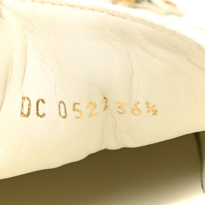 Christian Dior Canvas Dot Walk'N'Dior Low Top Sneakers 36.5 Milk 8 of 8
