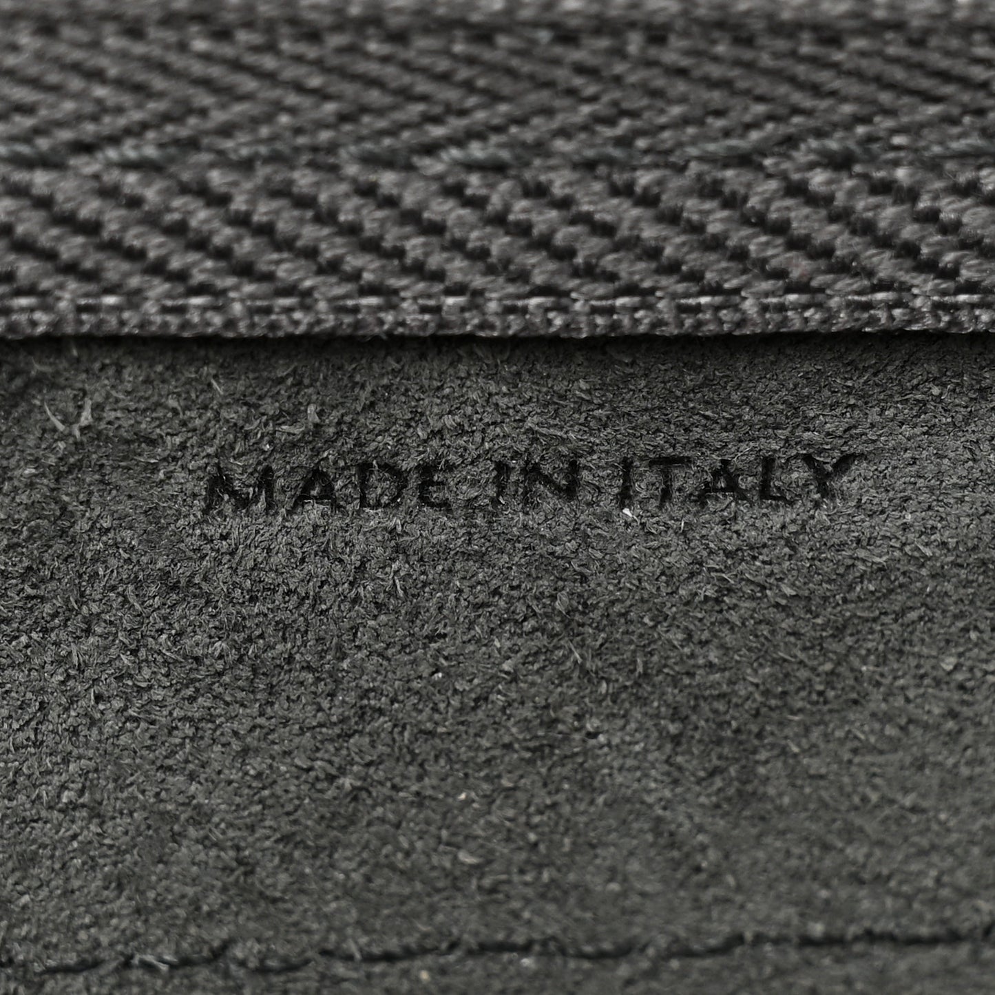 Grained Calfskin Pico Belt Bag Grey