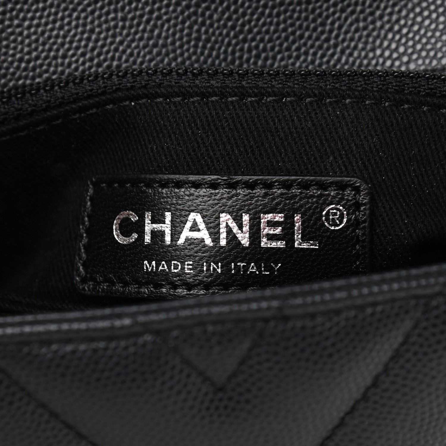 Chanel Caviar Chevron Quilted Mini Coco Handle Flap Dark Grey 6 of 12