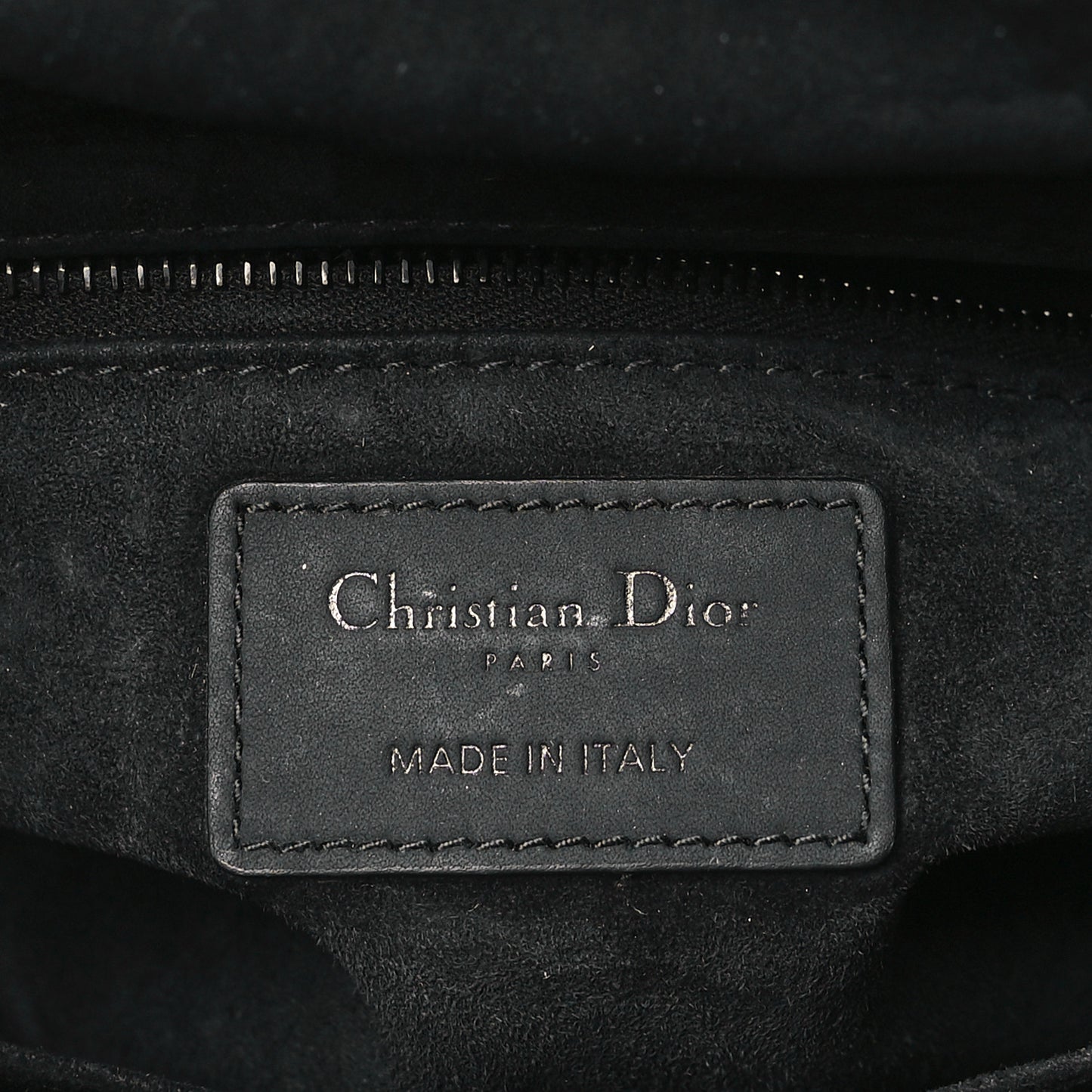 Ultra Matte Calfskin Cannage Small My ABCDior Lady Dior Black