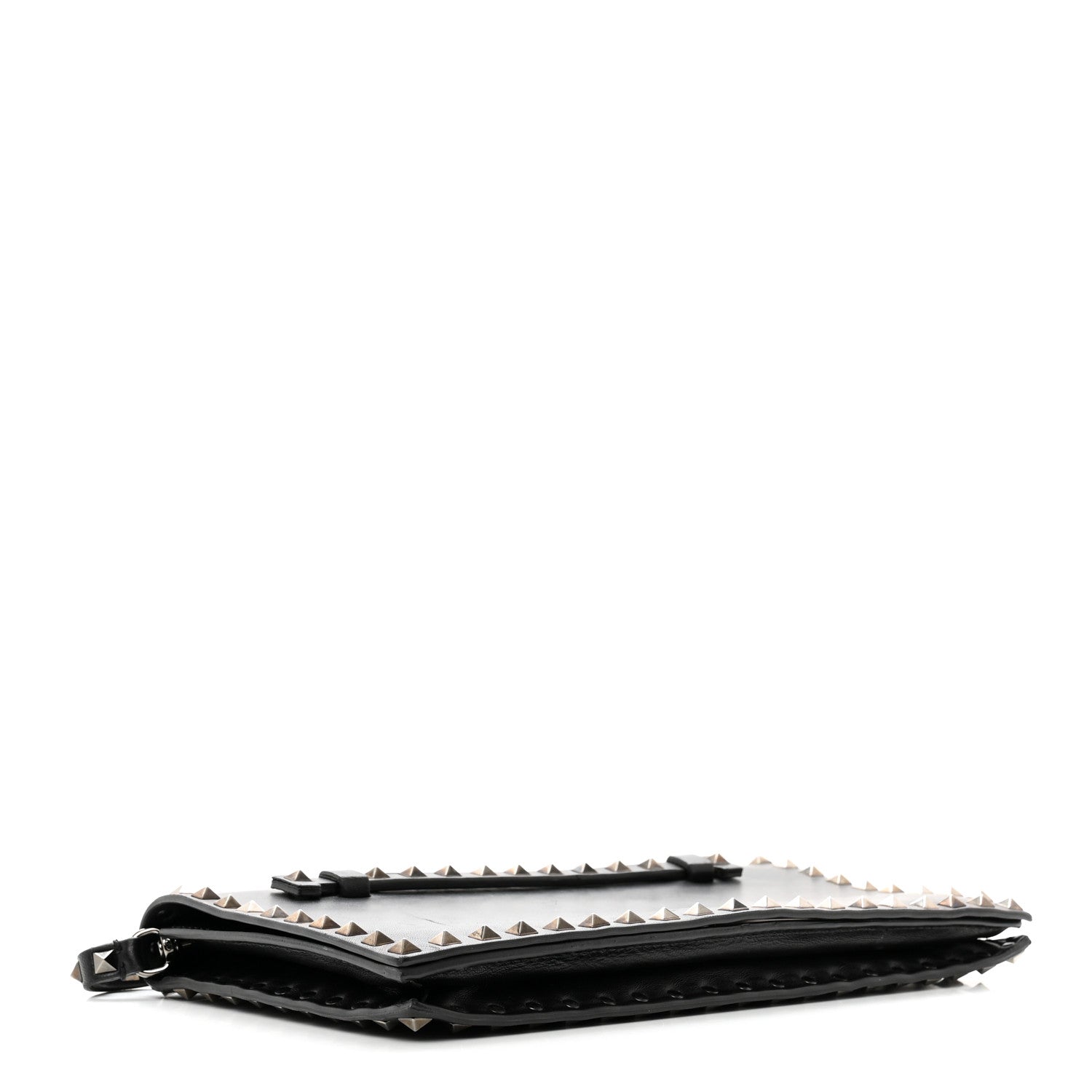 Valentino Garavani Nappa Rockstud Wristlet Clutch Black 4 of 8