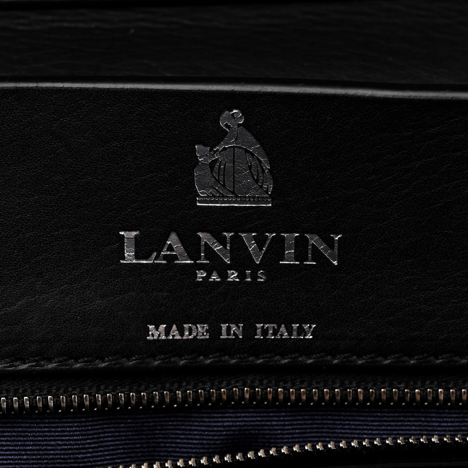 Lanvin Calfskin Large Happy Cross Body Black 6 of 11