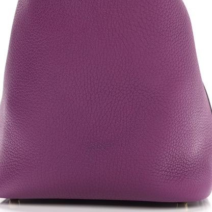 Hermes Taurillon Clemence Picotin Lock 18 PM Anemone 11 of 12