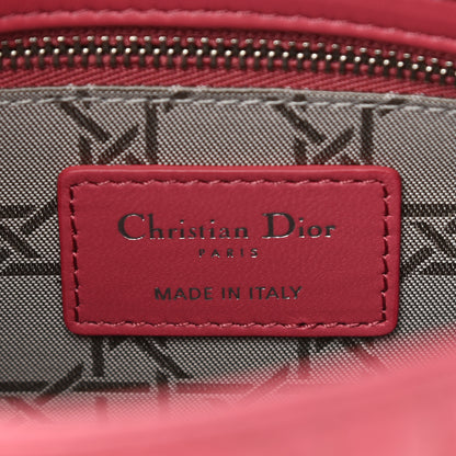 Christian Dior Lambskin Cannage Small My ABCDior Lady Dior Coral 6 of 11