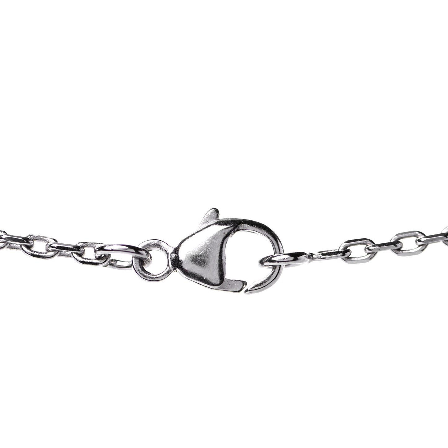 Palladium Mini Pop H Pendant Necklace Rose Dragee