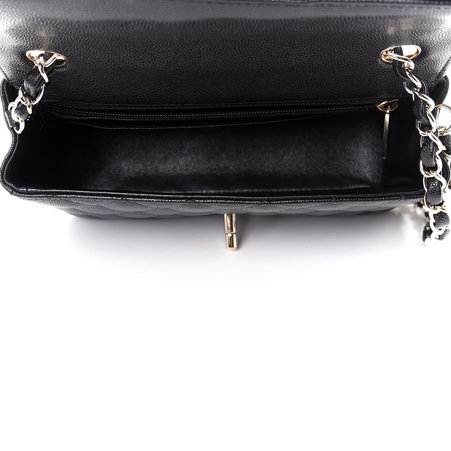 Chanel Caviar Quilted Mini Rectangular Flap Black 5 of 10