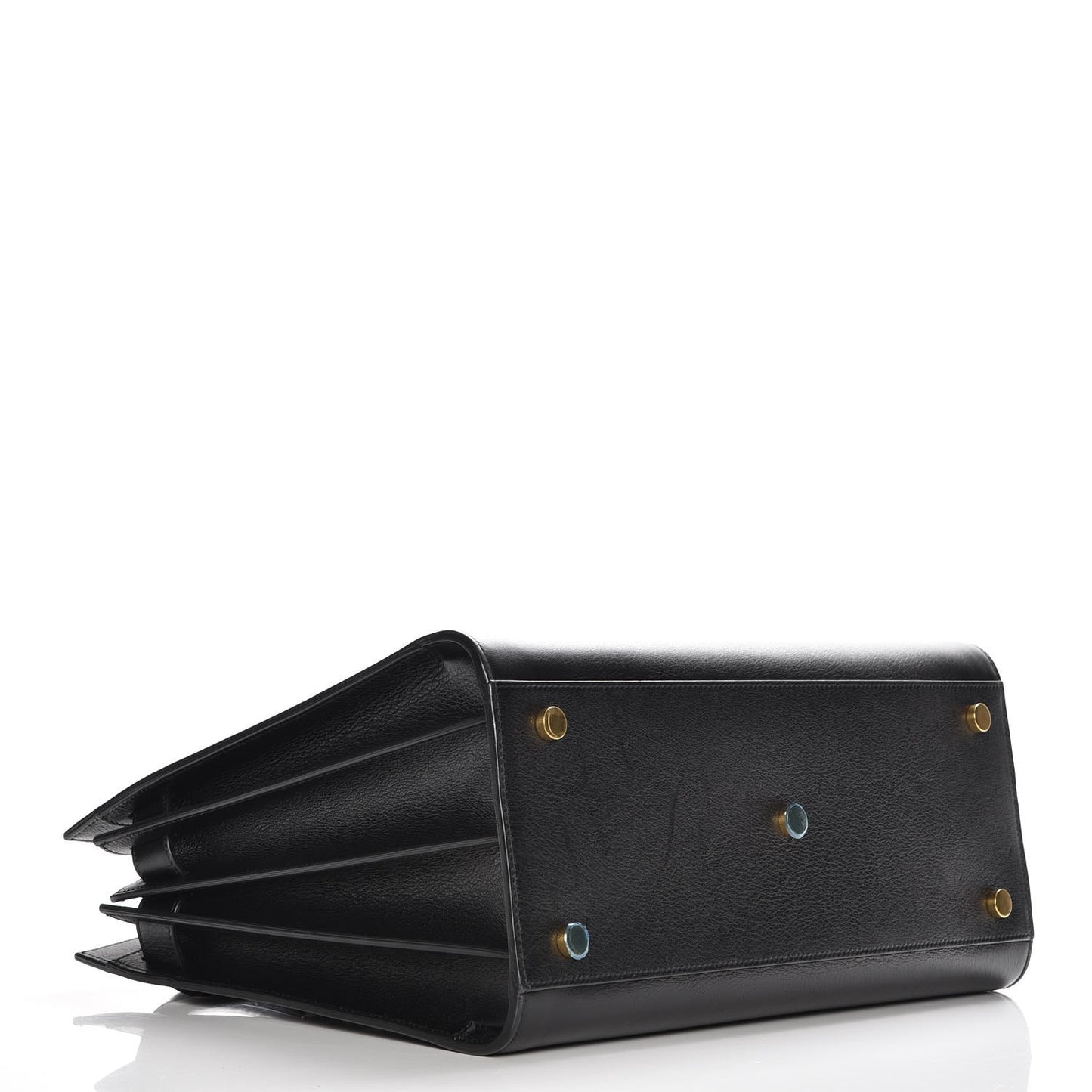 Calfskin Small Sac De Jour Black