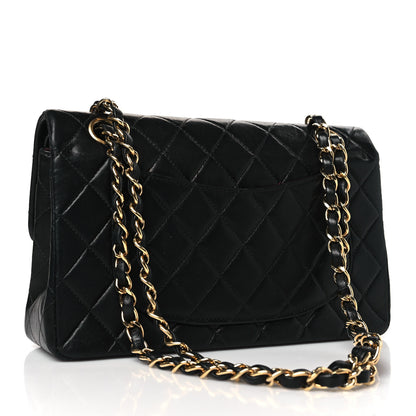Chanel Lambskin Quilted Small Double Flap Black 3 of 9
