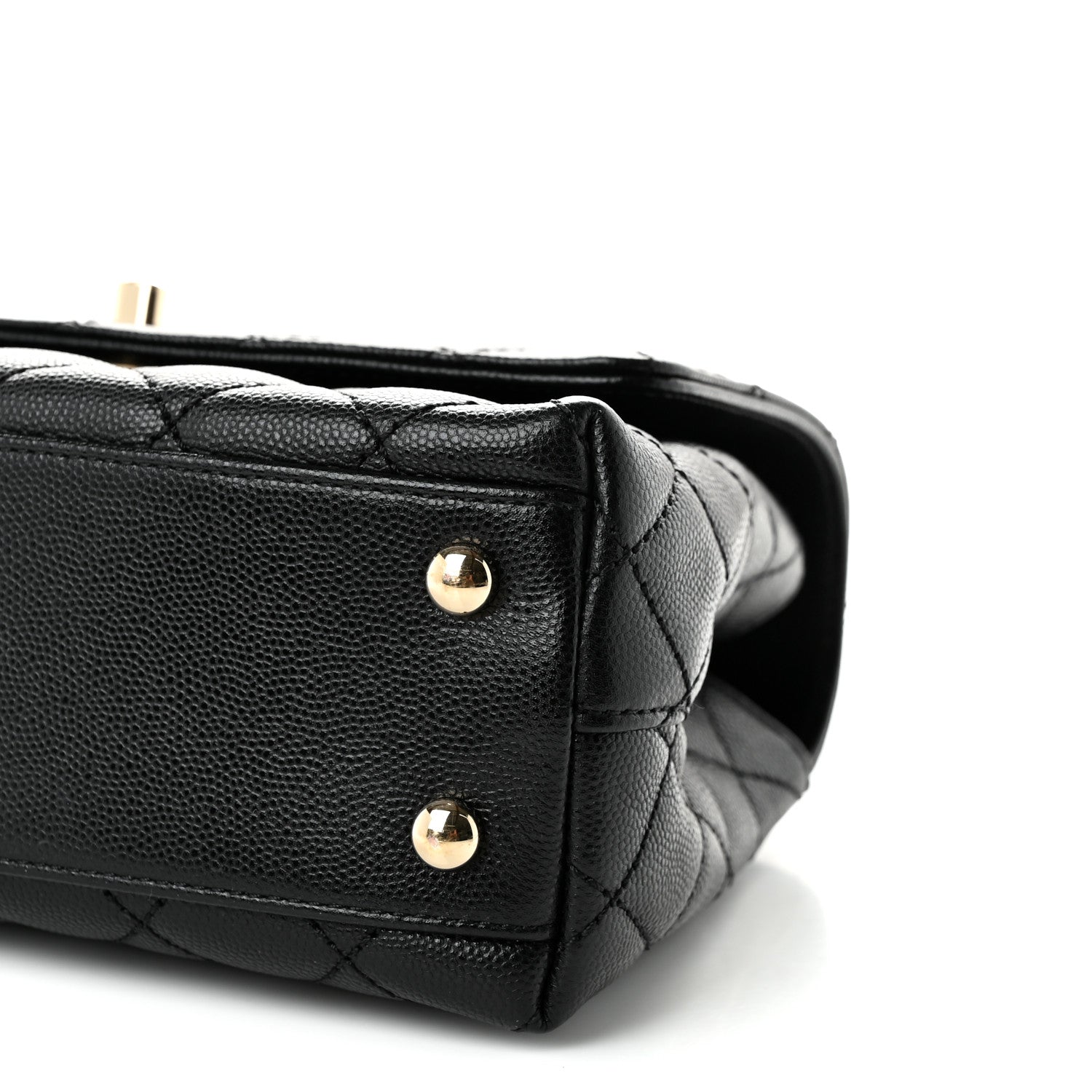 Chanel Caviar Quilted Mini Coco Handle Flap Black 10 of 10