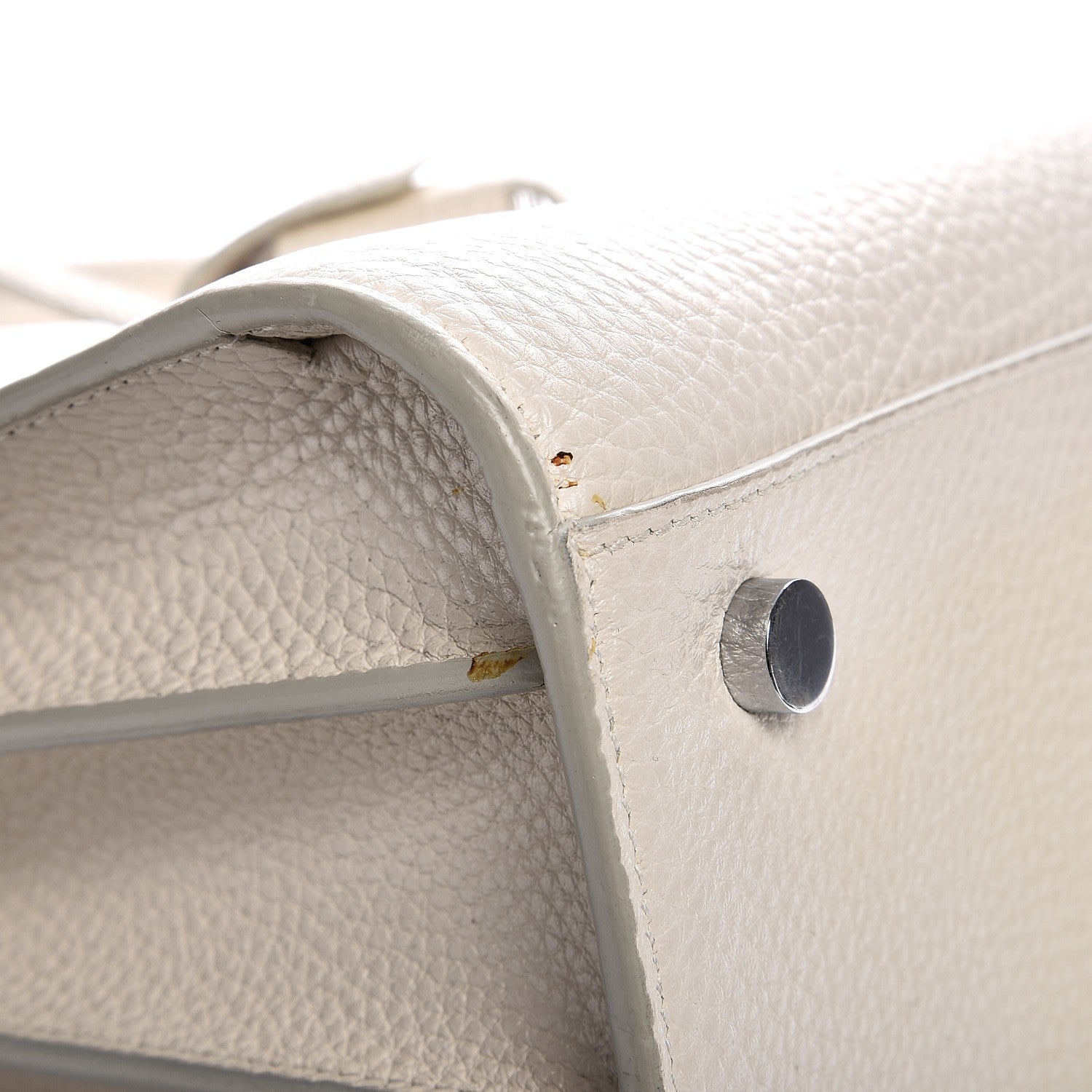 Saint Laurent Grained Calfskin Small Sac De Jour Dove White 14 of 20