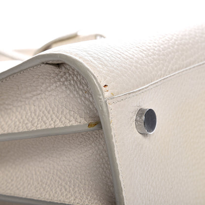 Saint Laurent Grained Calfskin Small Sac De Jour Dove White 14 of 20