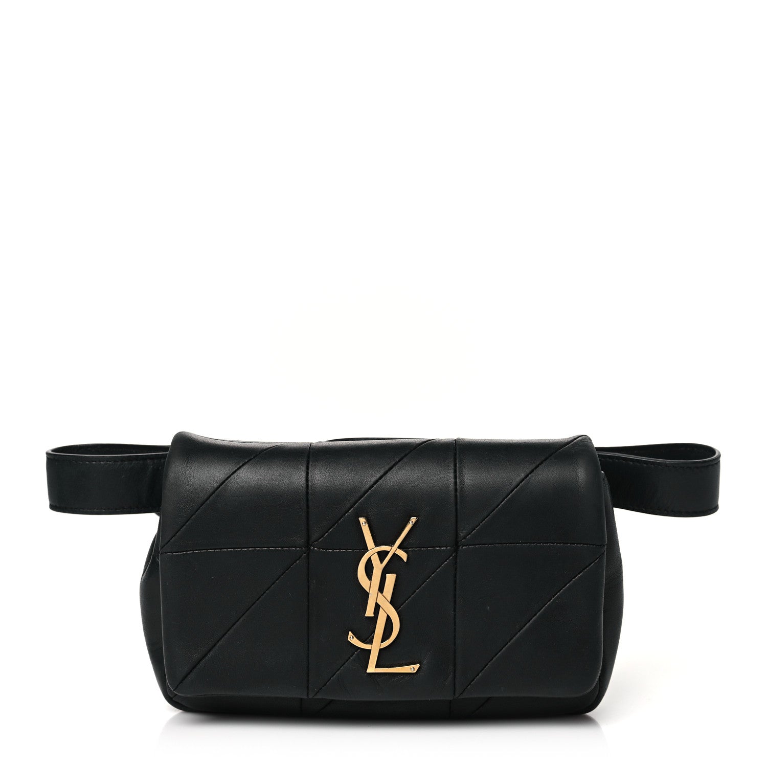 Saint Laurent Lambskin Monogram Jamie Belt Bag Black 1 of 10