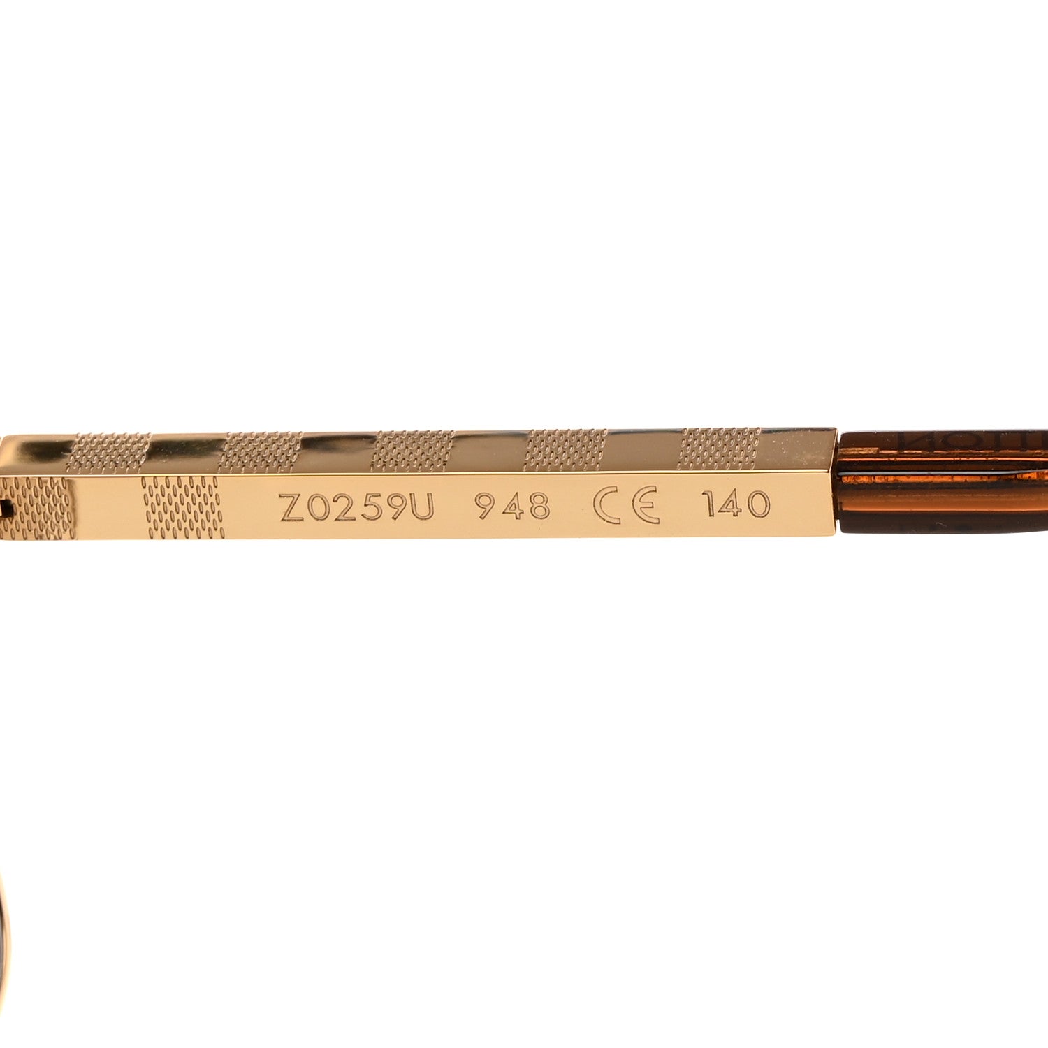 Louis Vuitton Attitude Sunglasses Z0259U Gold 6 of 8