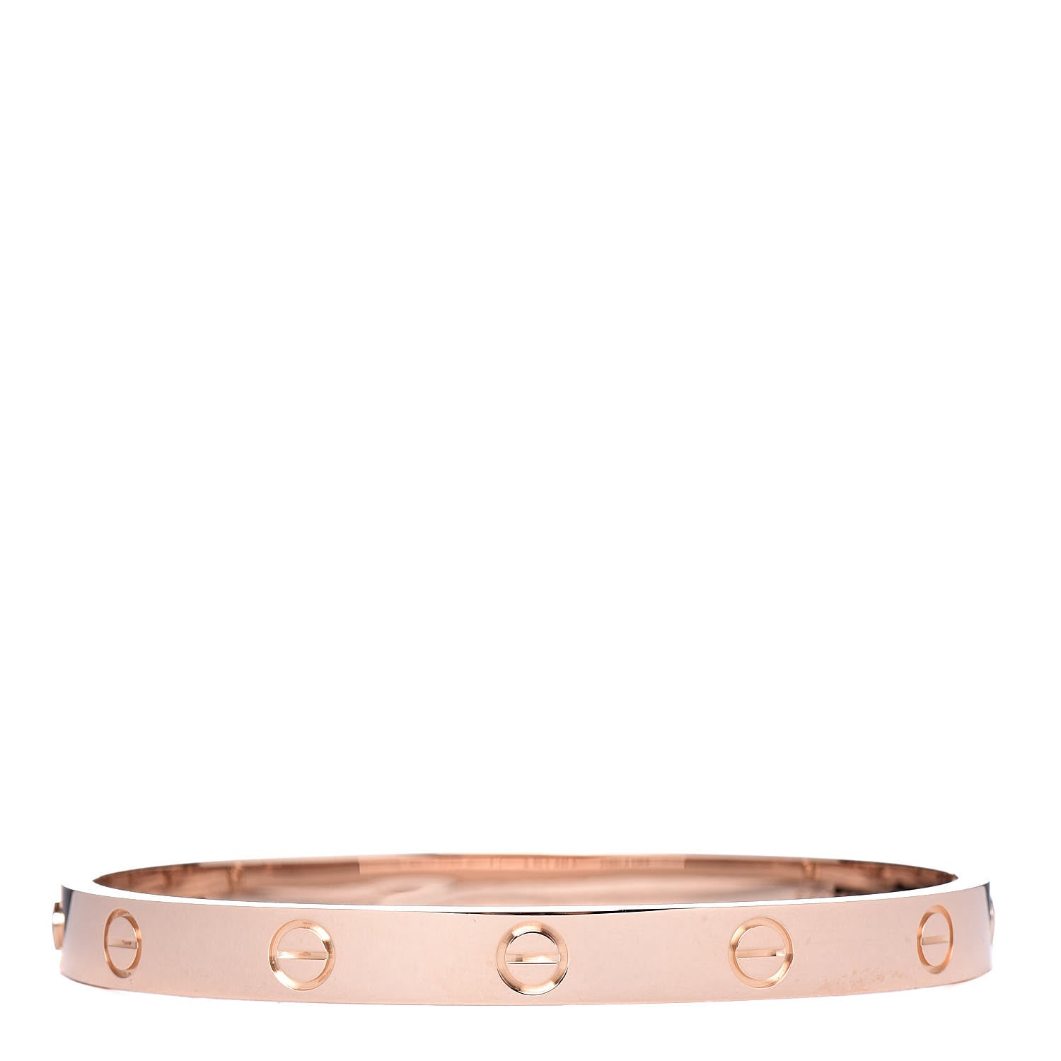 Cartier 18K Pink Gold LOVE Bracelet 17 3 of 7