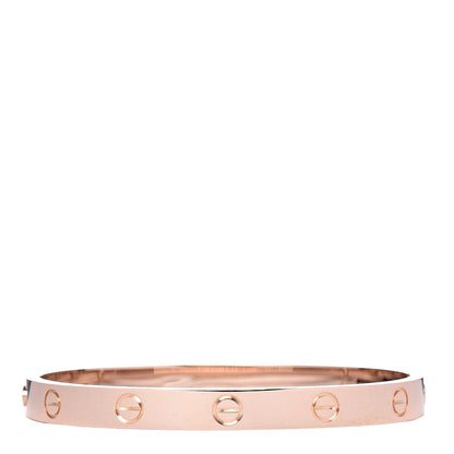 Cartier 18K Pink Gold LOVE Bracelet 17 3 of 7