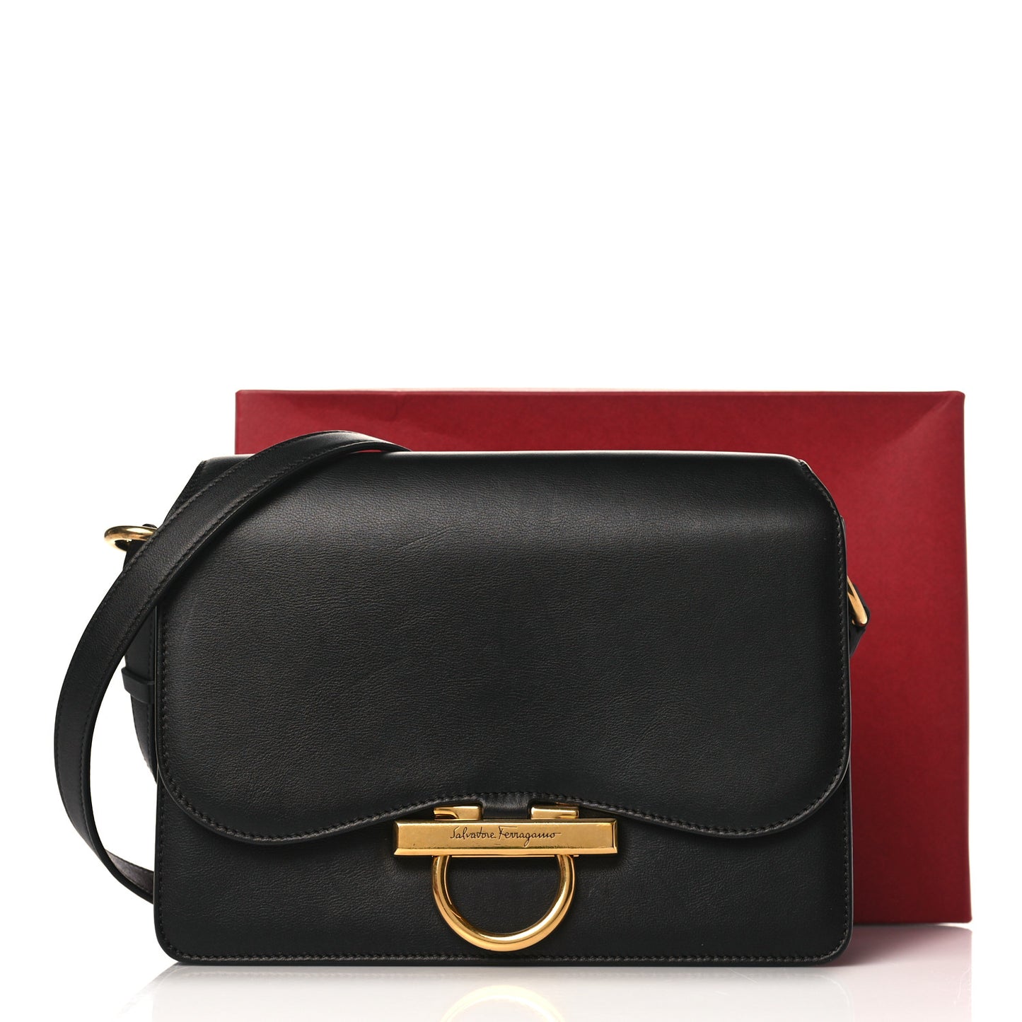 Calfskin Joanne Crossbody Black
