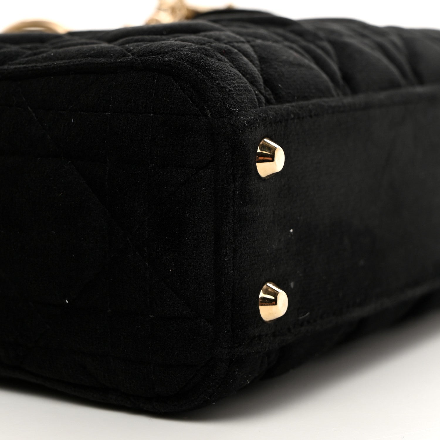 Christian Dior Velvet Mini Lady Dior Black 10 of 10