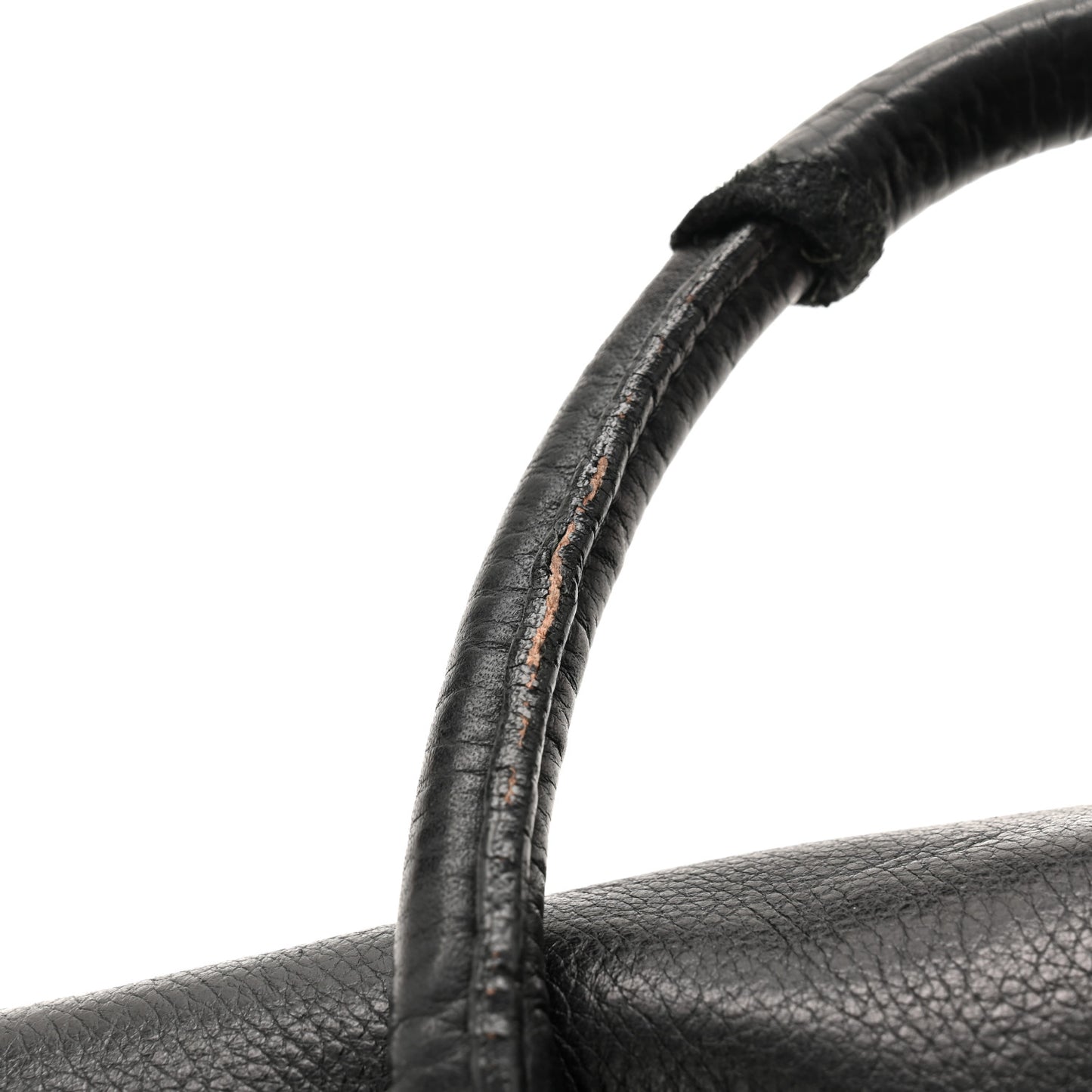 Calfskin Medium Paddington Satchel Black