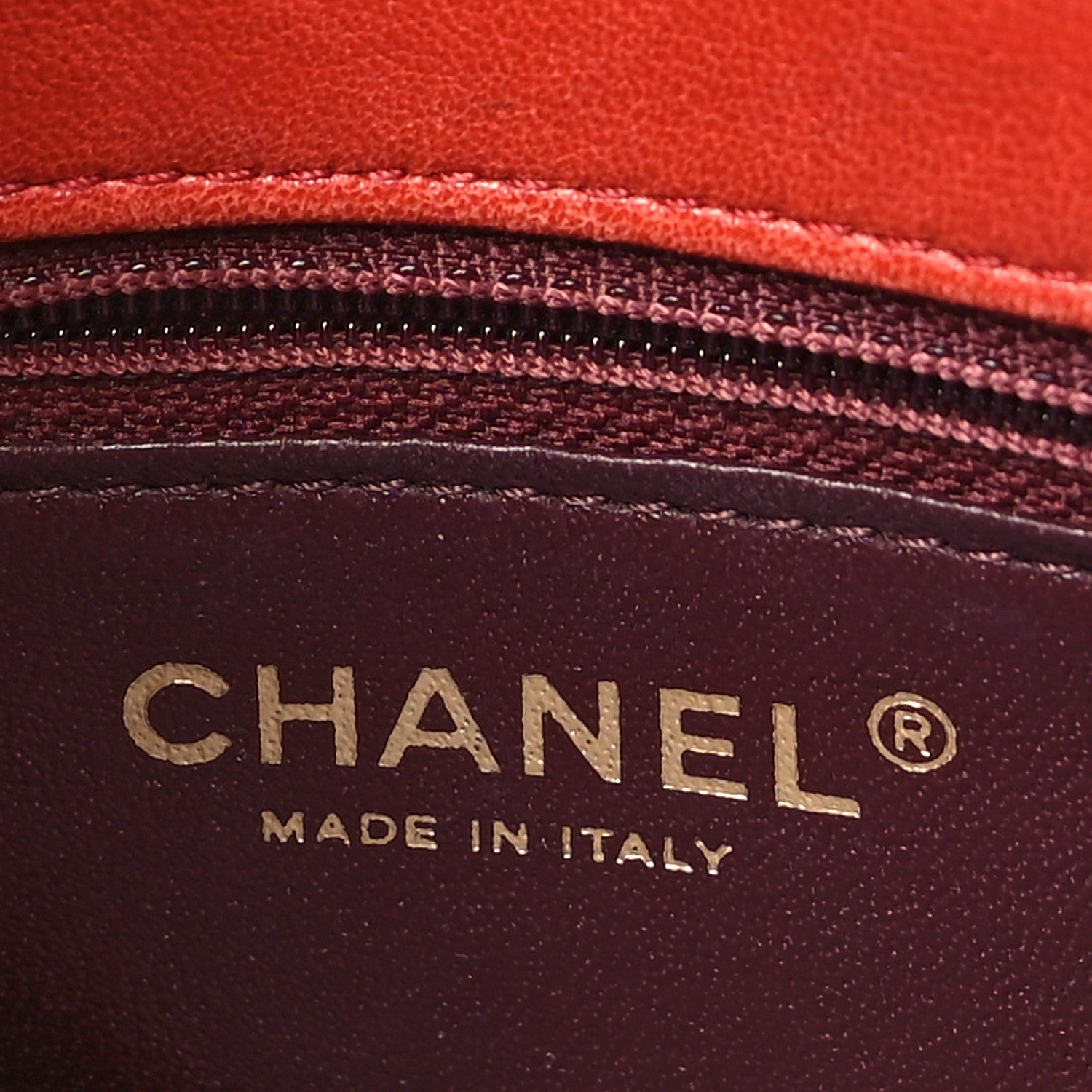 Chanel Lambskin Quilted Medium Vintage Flap Bag Red 6 of 11