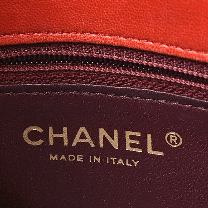 Chanel Lambskin Quilted Medium Vintage Flap Bag Red 6 of 11