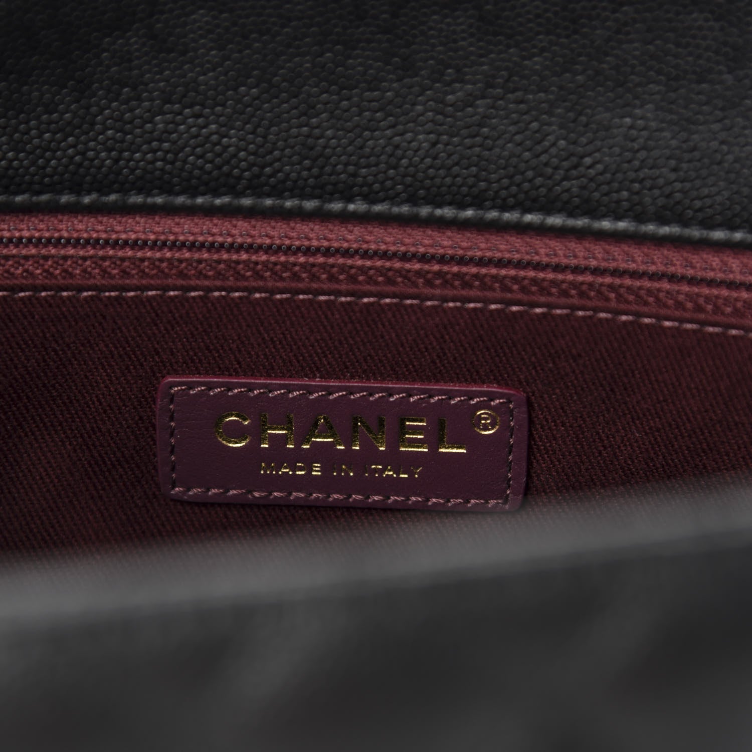 Chanel Caviar Quilted Medium Coco Handle Flap Black 8 of 10