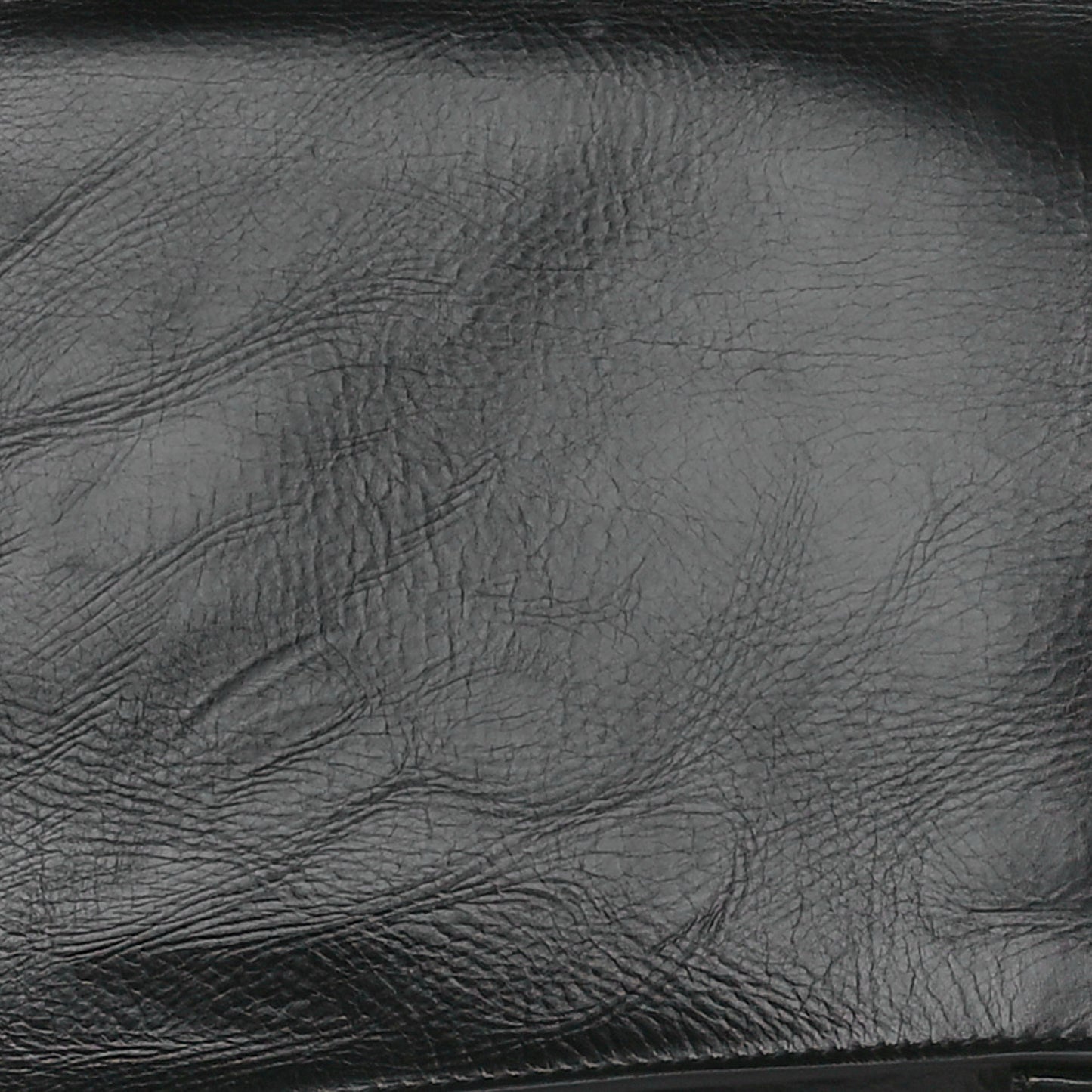 Paper Calfskin Large Crush Sling Bag Black