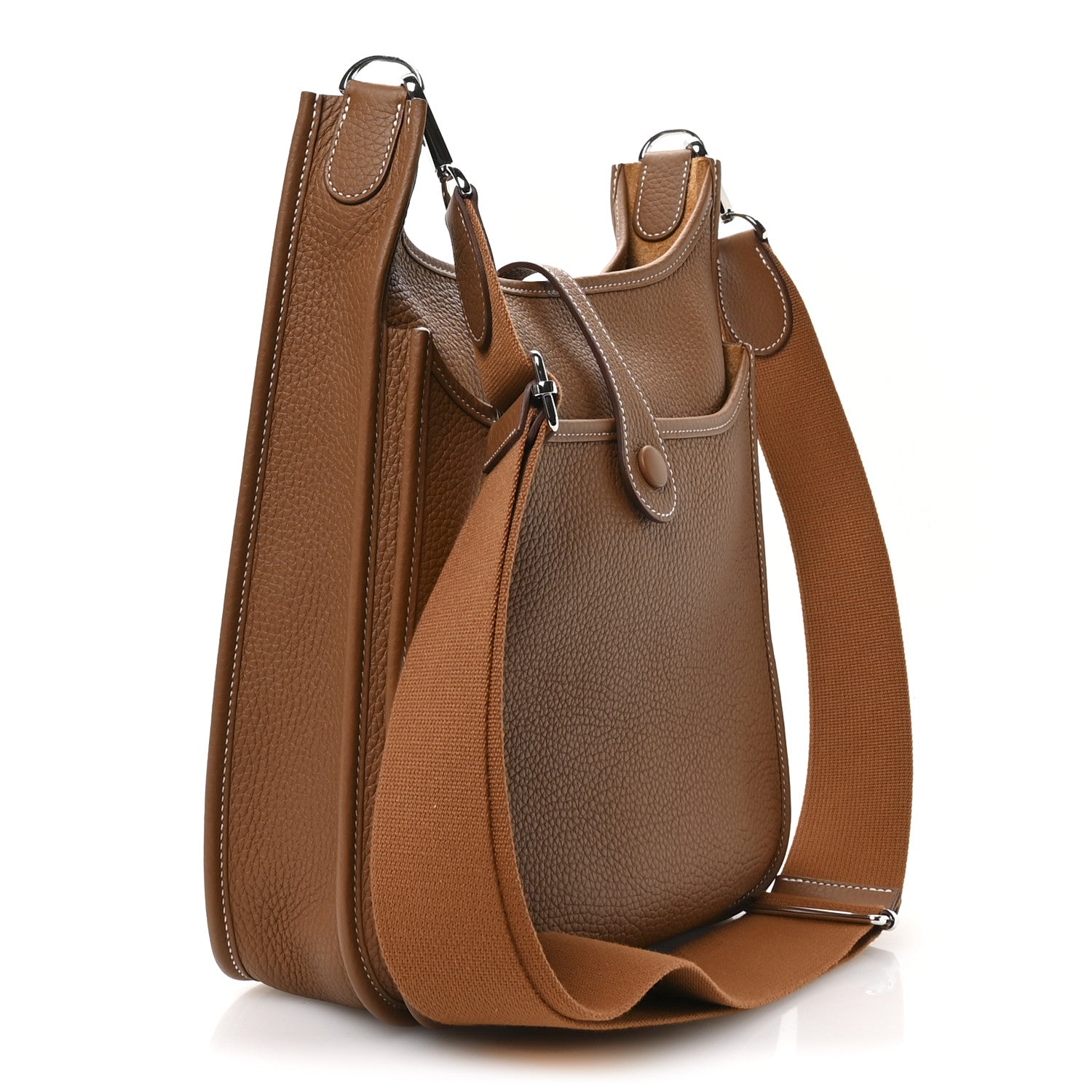 Hermes Taurillon Clemence Evelyne III PM Gold 3 of 11