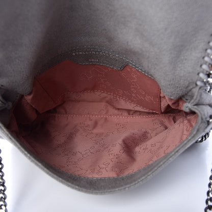 Stella McCartney Shaggy Deer Mini Falabella Fold Over Tote Light Grey 5 of 11