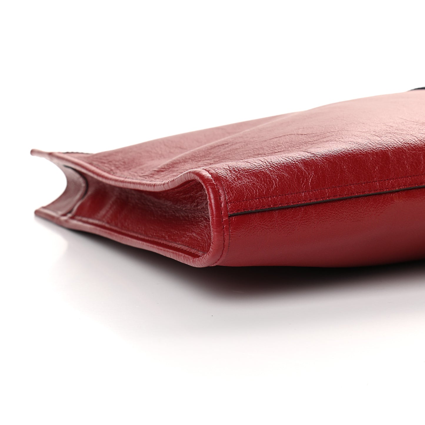 Calfskin Large Rajah Chain Tote Romantic Cherry