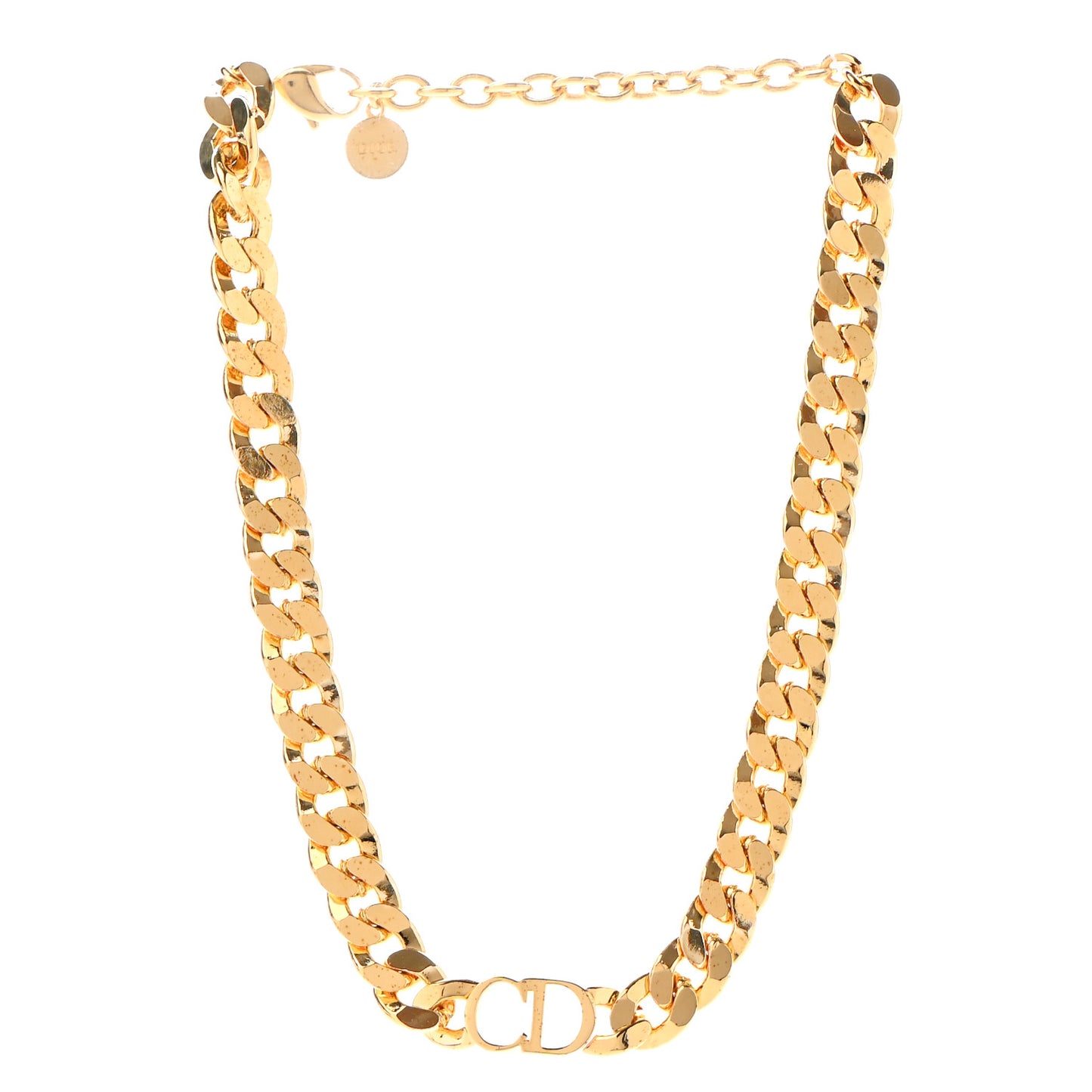 Metal Danseuse Etoile Chain Choker Necklace Gold