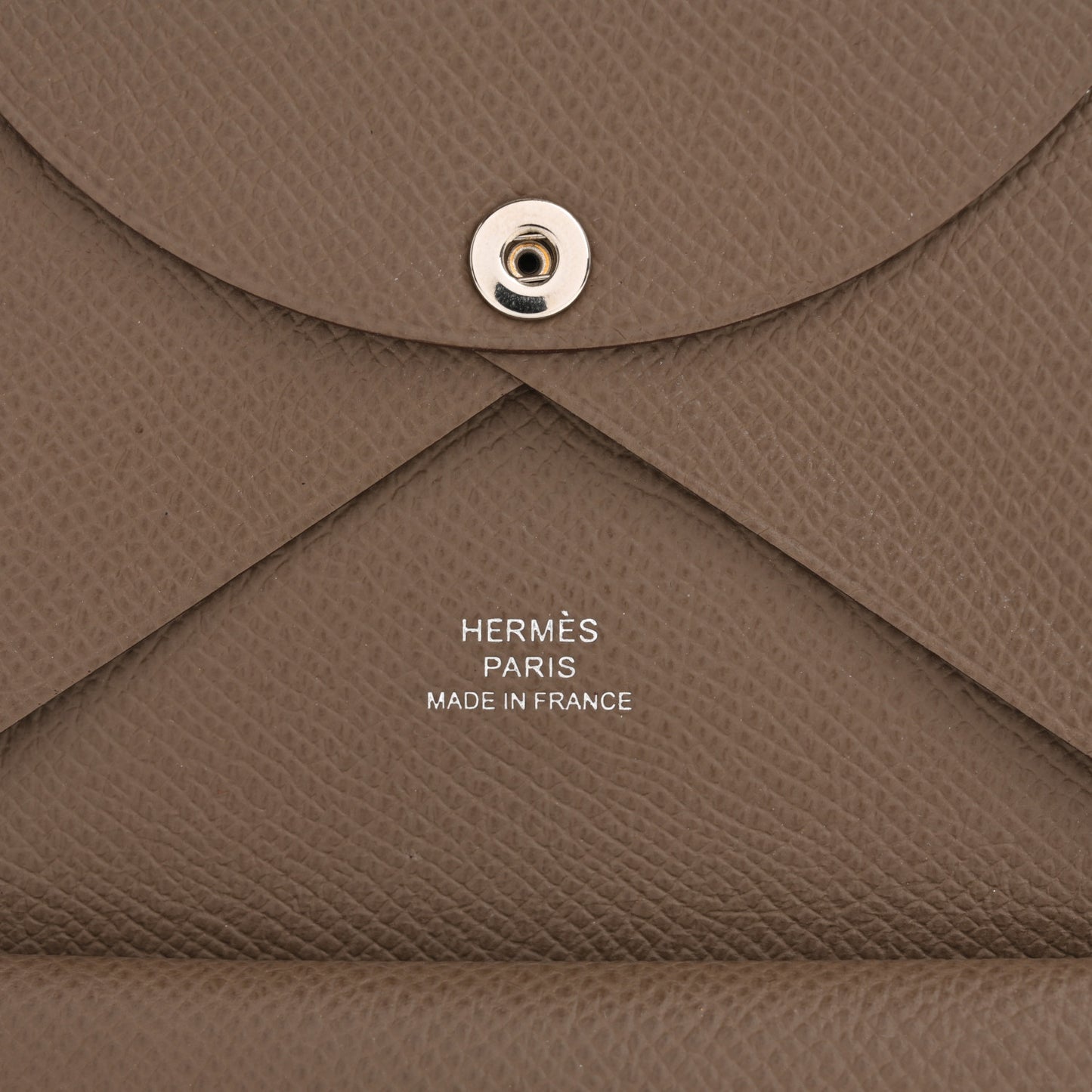 Epsom Calvi Duo Card Case Etoupe