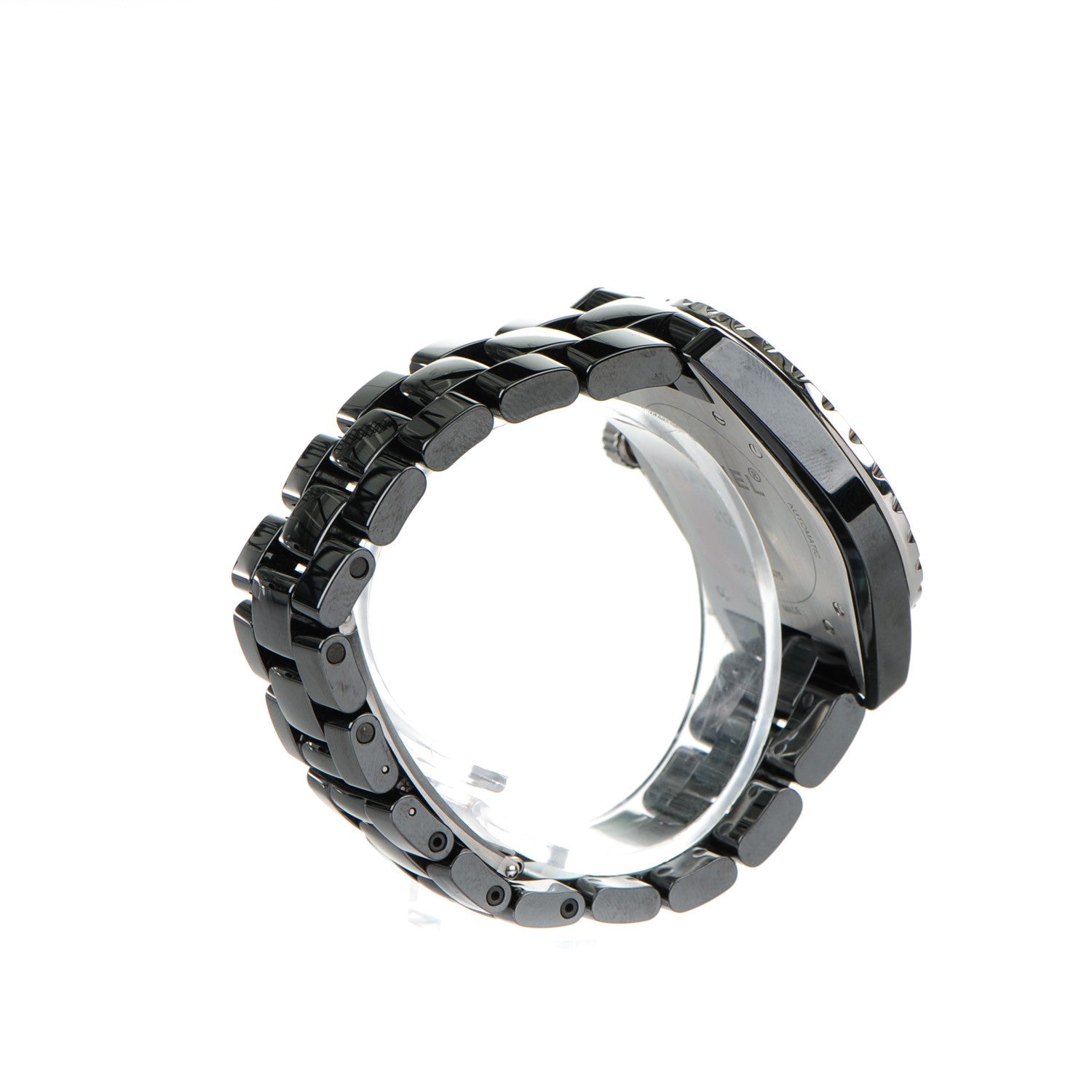 Chanel Stainless Steel Ceramic 41mm J12 Automatic Watch Black 4 of 8