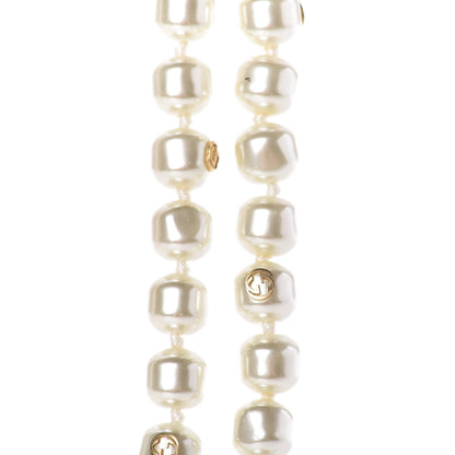 Gucci Pearl GG Sylvie Long Necklace 4 of 7