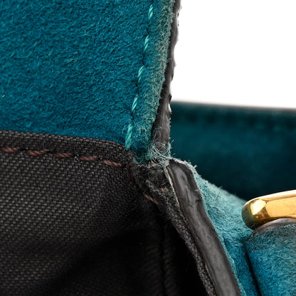 Fendi Chamois Mini Baguette Ottanio 13 of 14