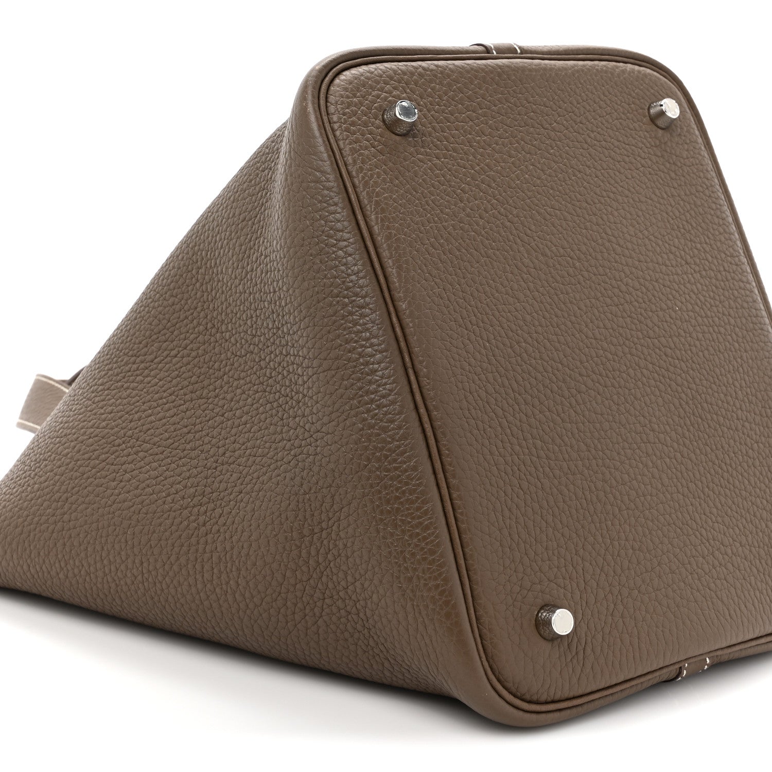 Hermes Taurillon Clemence Picotin Lock 22 MM Etoupe 10 of 13