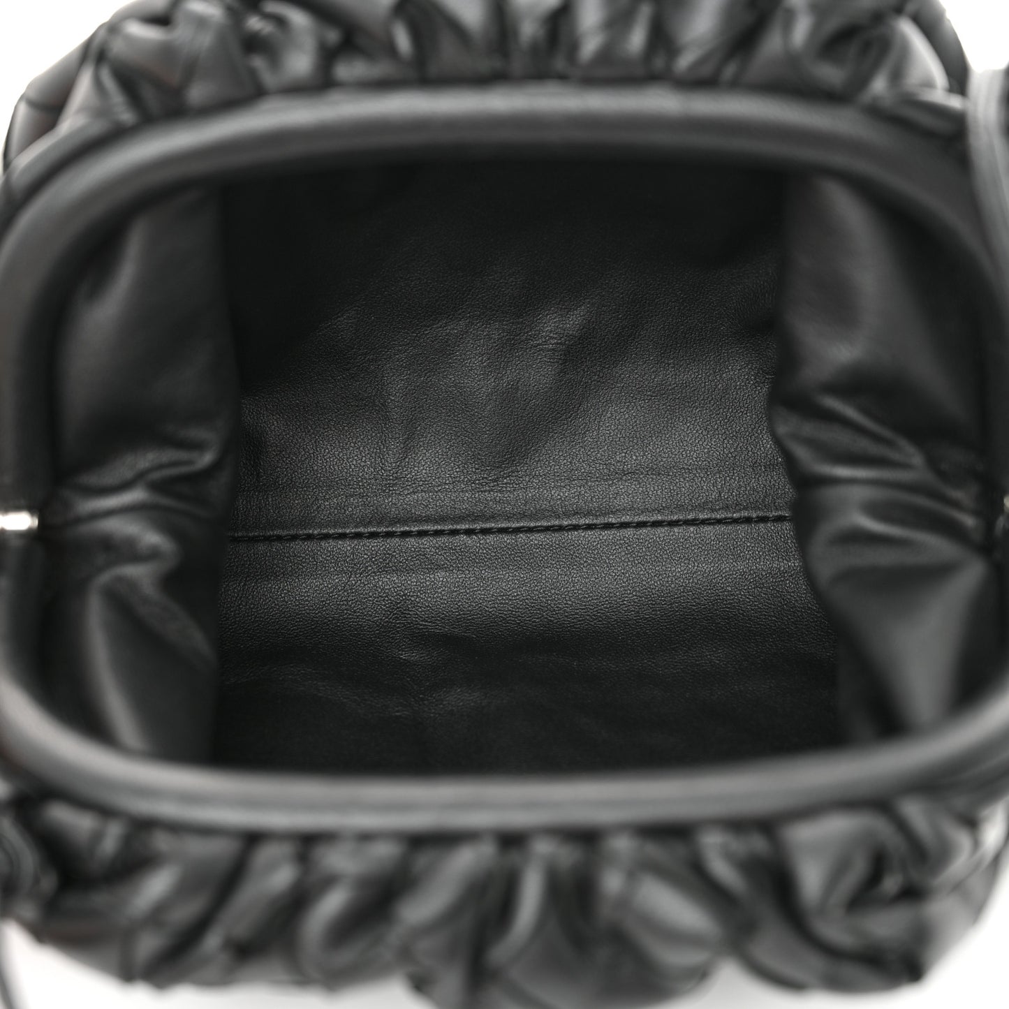 Nappa Intrecciato The Mini Pouch Black