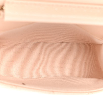 Chanel Caviar Quilted Mini Clutch With Chain Light Beige 5 of 10