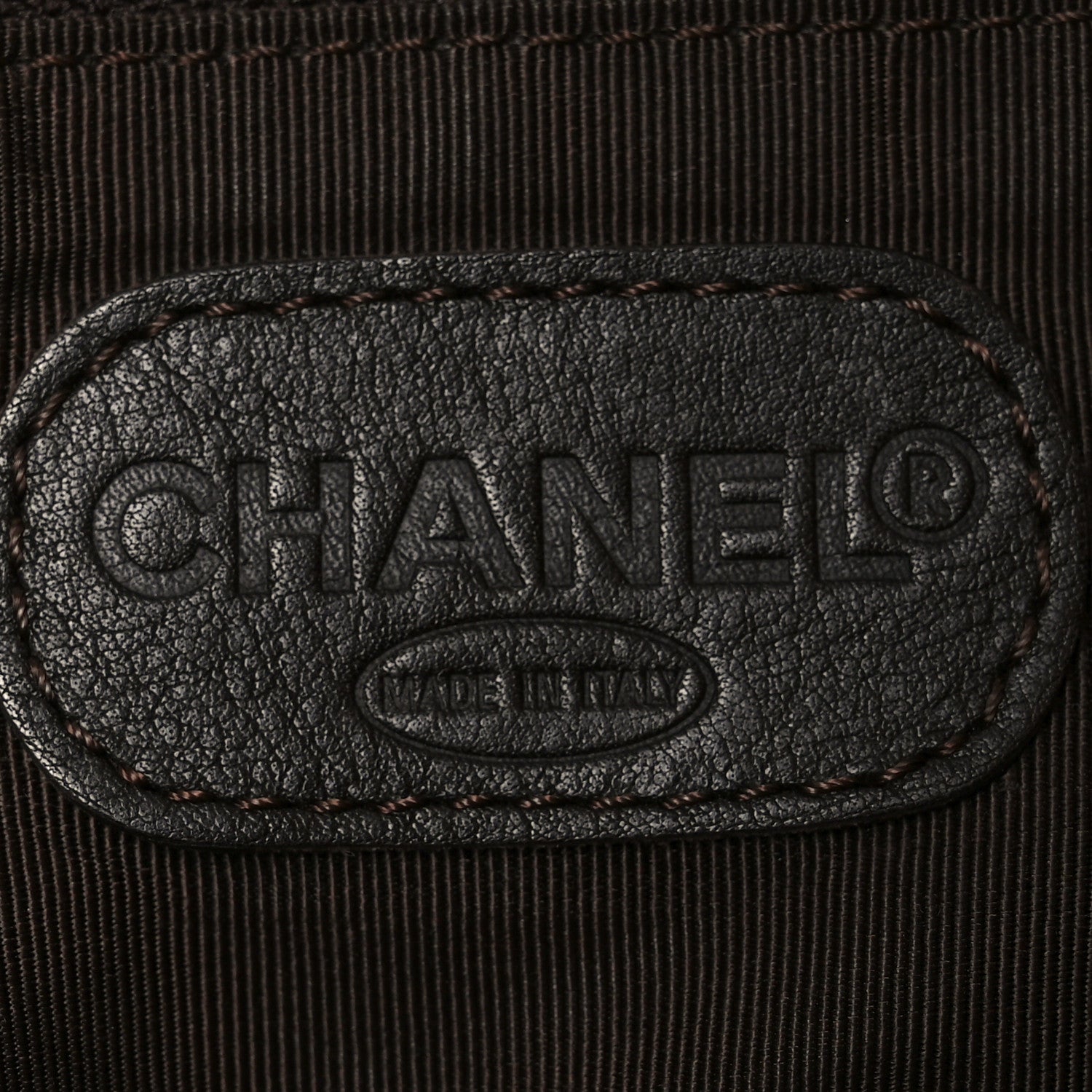 Chanel Calfskin Carrying Case Dark Brown 6 of 10