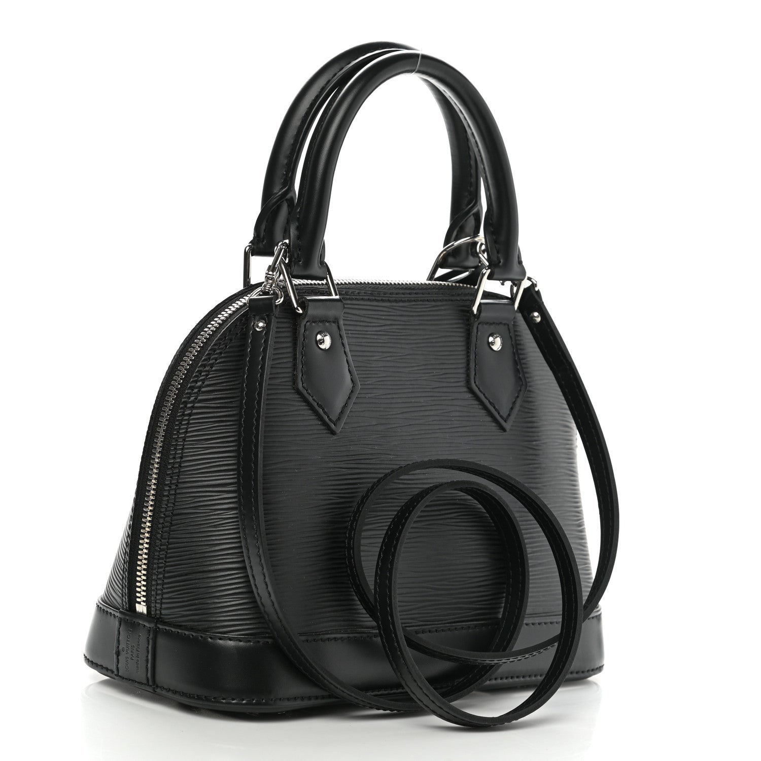 Louis Vuitton Epi Alma BB Black 3 of 9